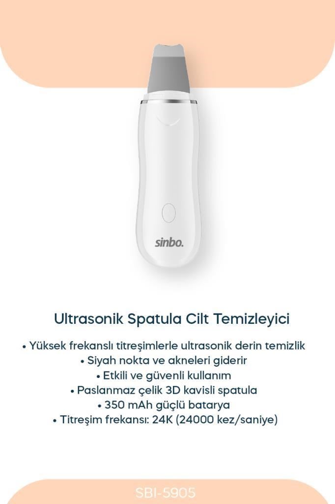Sinbo 3’ü 1 Arada Yüz Bakım Seti Gözenek Temizleme + Peeling + Masaj