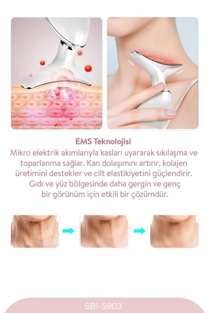Sinbo Sbı-5903 RF Yüz & Boyun Cilt Sıkılaştırıcı Anti-Aging Cihaz