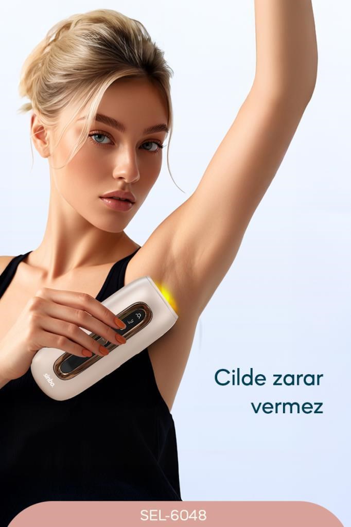 Sinbo Sel-6048 IPL Lazer Epilasyon Cihazı Acısız Kalıcı Epilasyon Purple