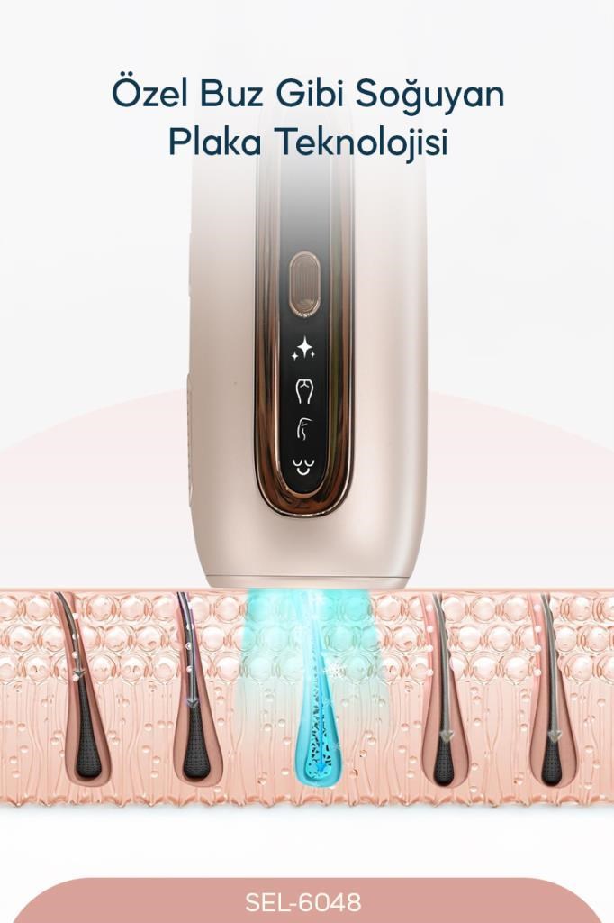 Sinbo Sel-6048 IPL Lazer Epilasyon Cihazı Acısız Kalıcı Epilasyon Purple