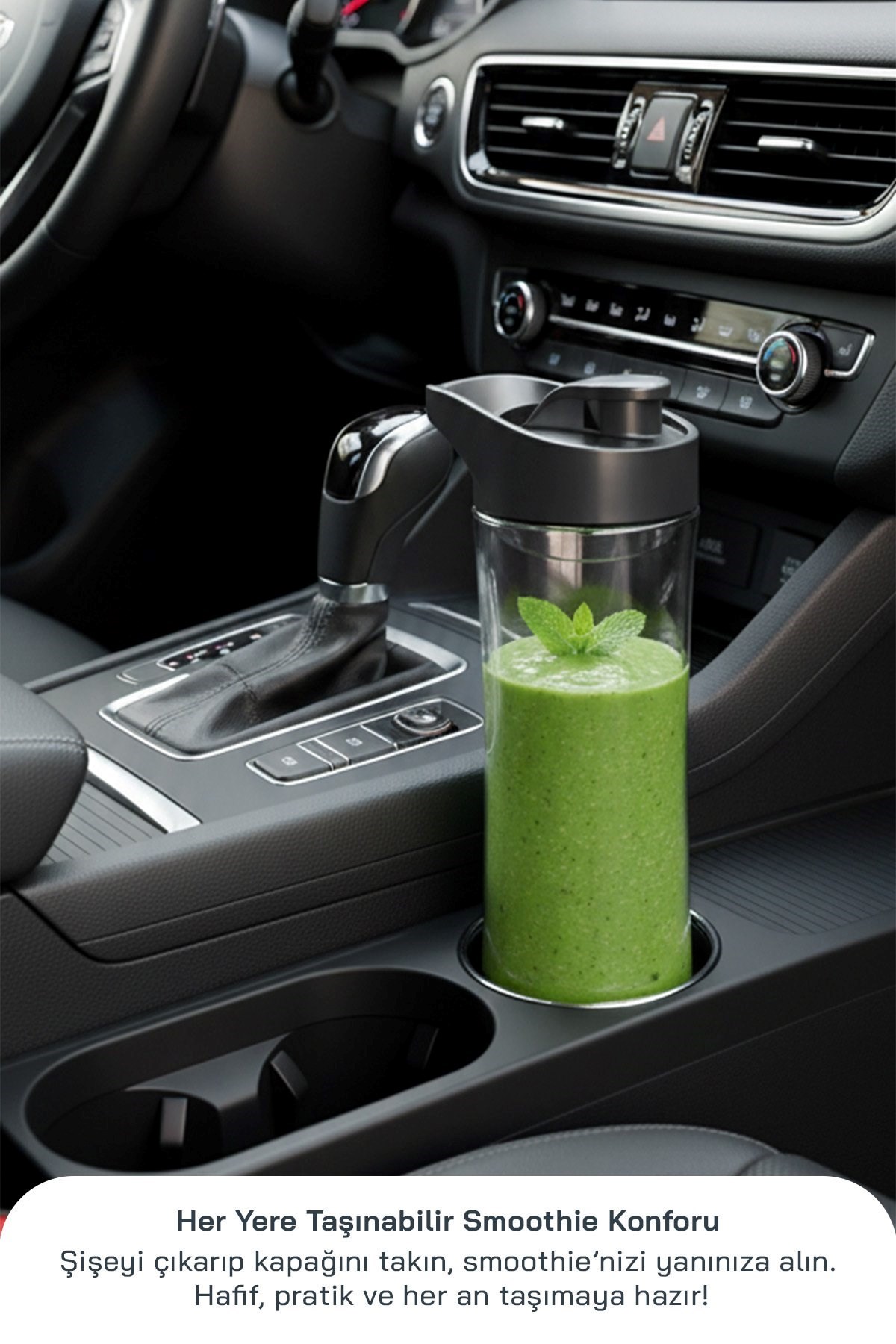 Sinbo SHB-7508 300W Smoothie Blender Paslanmaz Çelik Bıçaklı 570 ml Tritan Sporcu Matarası-Pembe