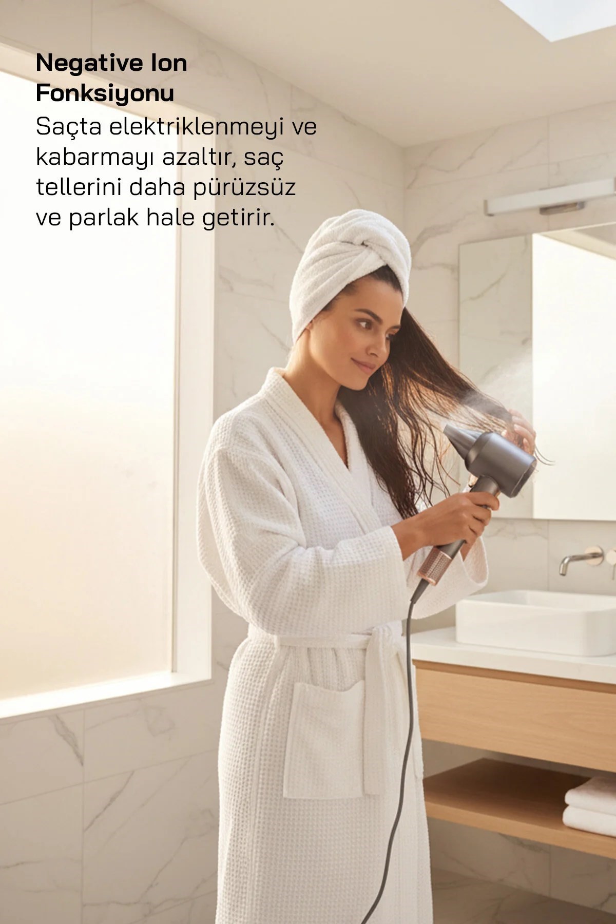 Sinbo SHD-1739 BLDC Saç Kurutma Makinesi Gri 