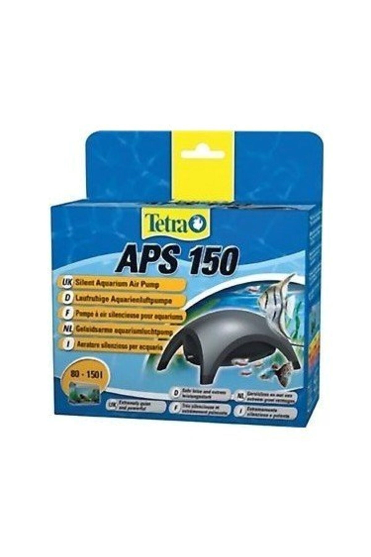 Tetra APS 150 Sessiz Hava Motoru Siyah - 80/150LT Akvaryum