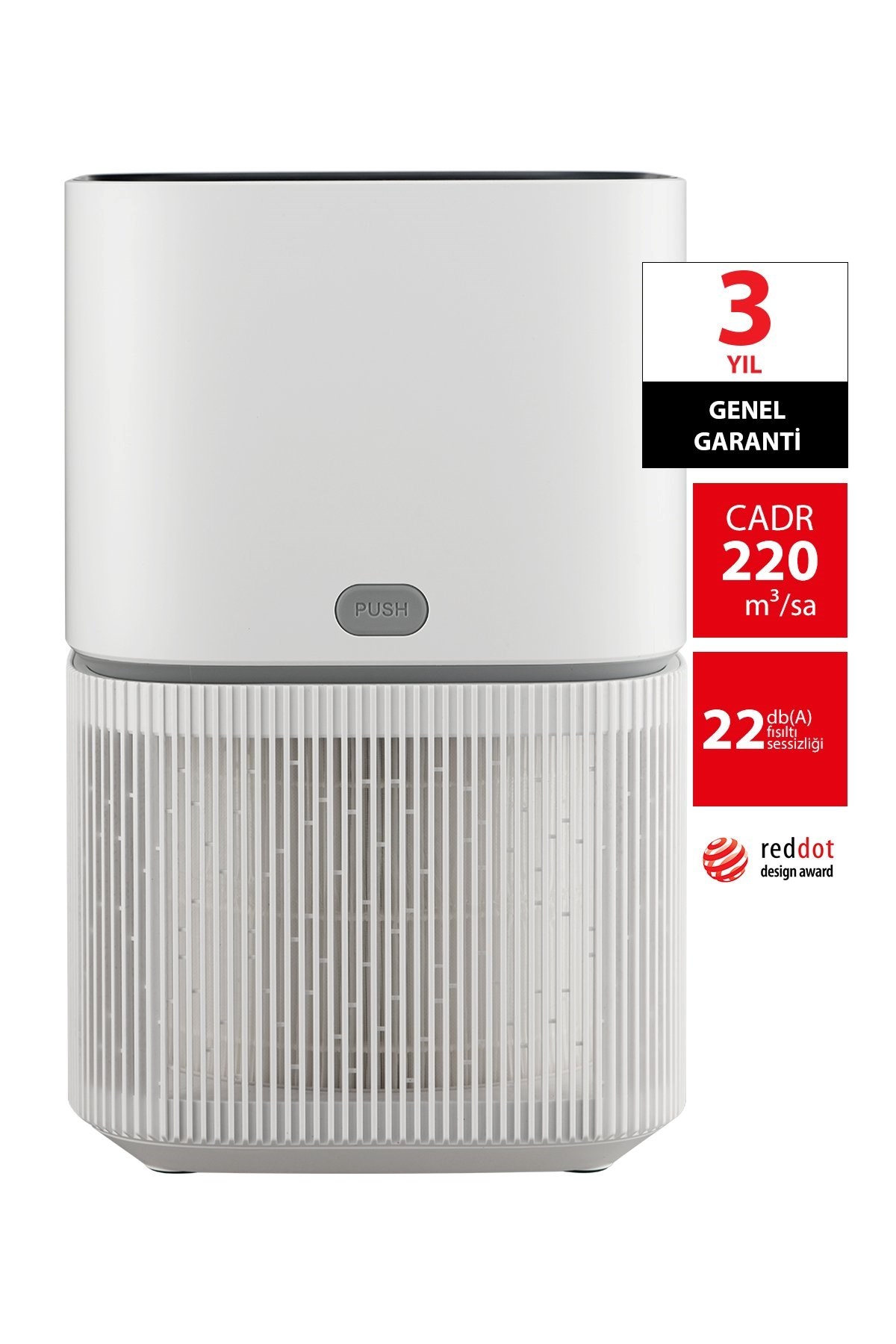 Toshiba Alerjen Karşıtı Beyaz Hava Temizleme Cihazı Purifier TAP-YE25FCIS(W)