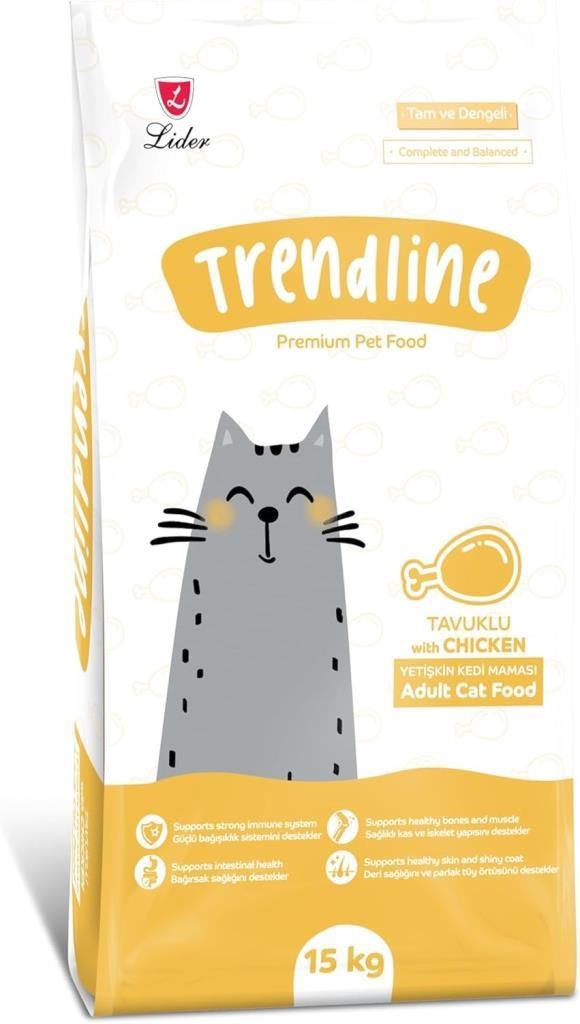 Trendline Adult Cat Food Tavuklu Kedi Maması 15 Kg
