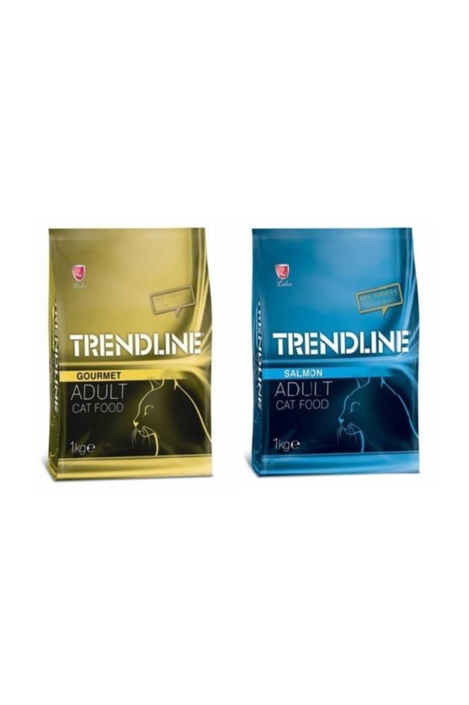 Trendline Gurmet Yetiskin Kedi Mamasi 1 Kg 2'li Set