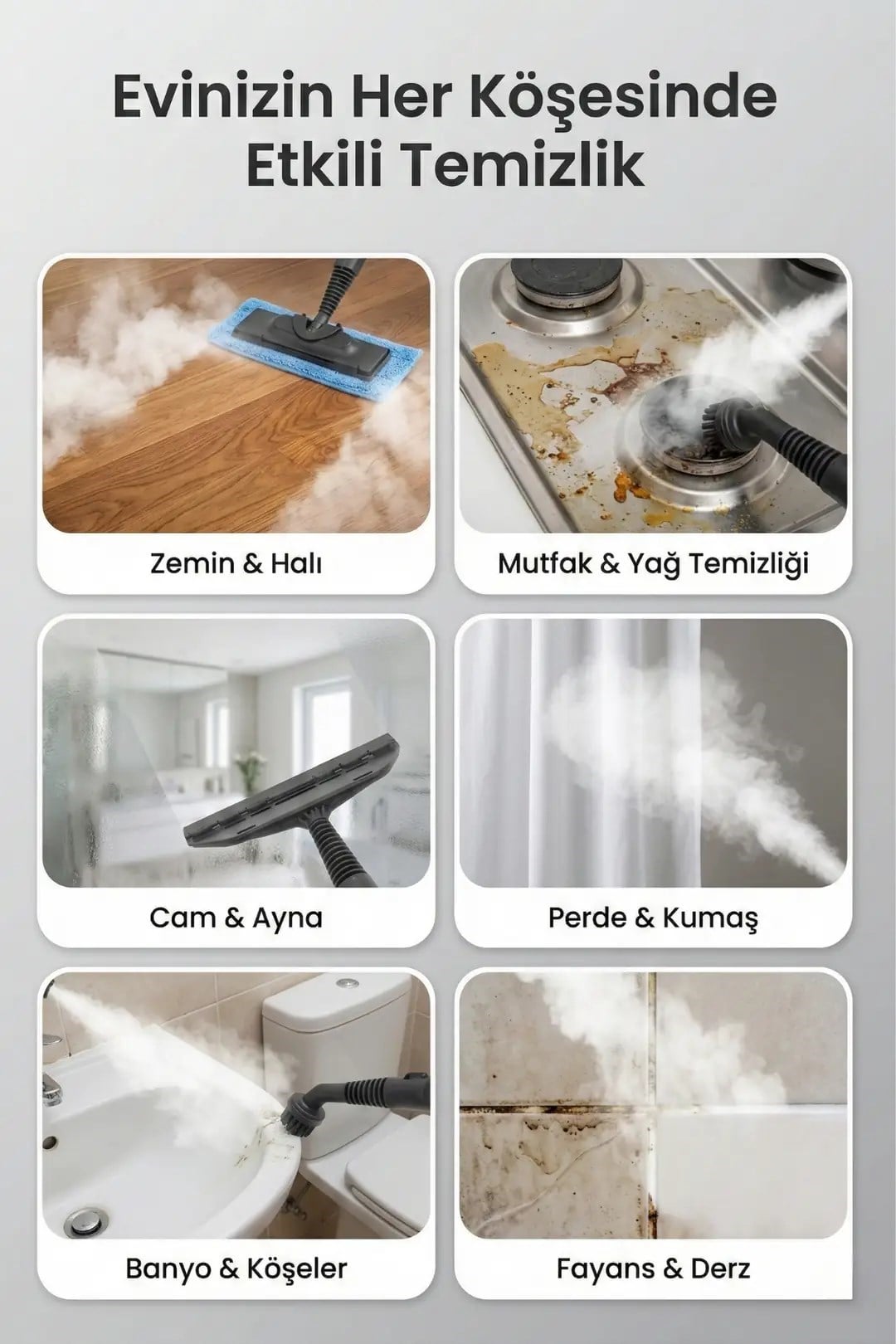 VEXGEN 4Berry SteamClean Buharlı Temizlik Makinesi