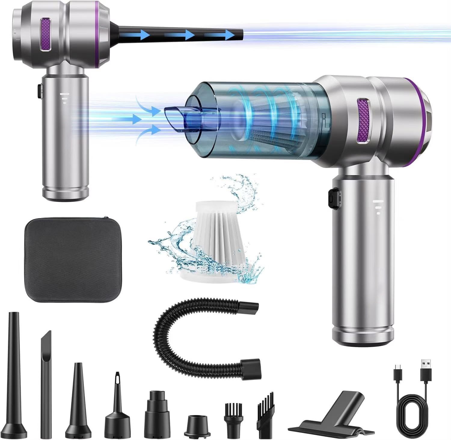Vexgen HL-121 TurboClean Pro Kablosuz Oto Süpürgesi