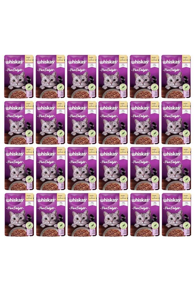 Whiskas Güveç Tavuklu Kedi Maması 85 gr 24x