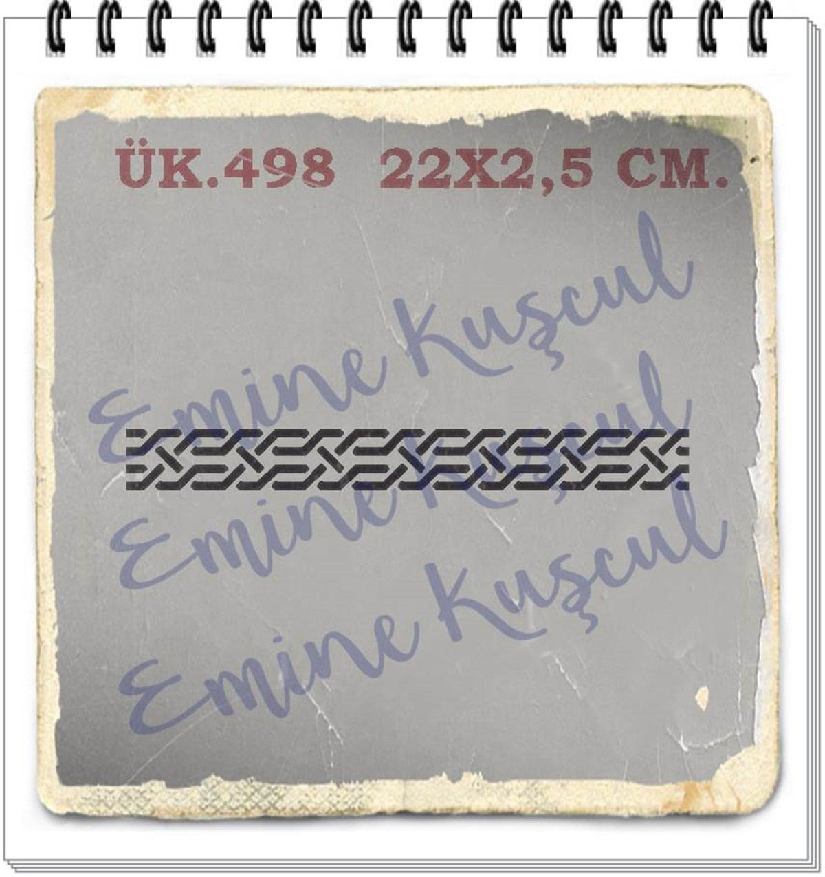 498 Çini Su Yolu