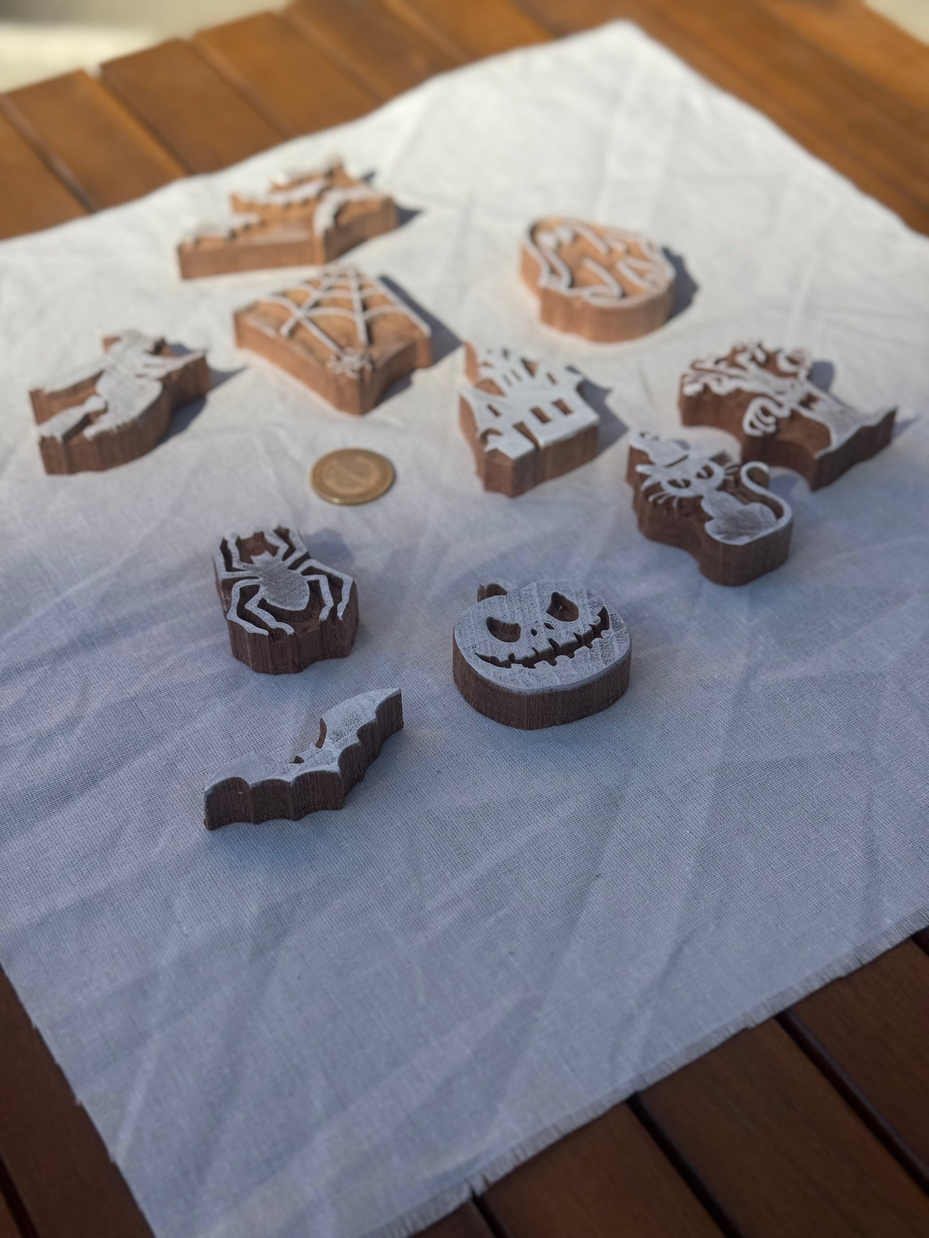 Mini Hallowen Set Tahta Baskı Kalıbı 1436 - EmicraftMini Hallowen Set Tahta Baskı Kalıbı 1436Mini Genel Modeller
