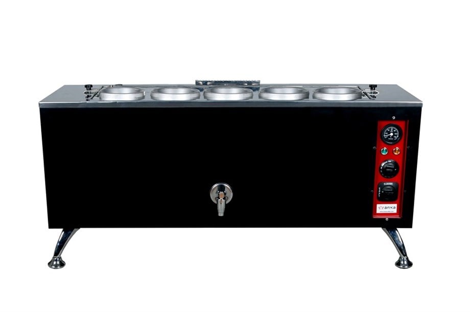 Anka 5 Demlikli Black Pro Kompakt Çay Kazanı Elektrikli BPE5