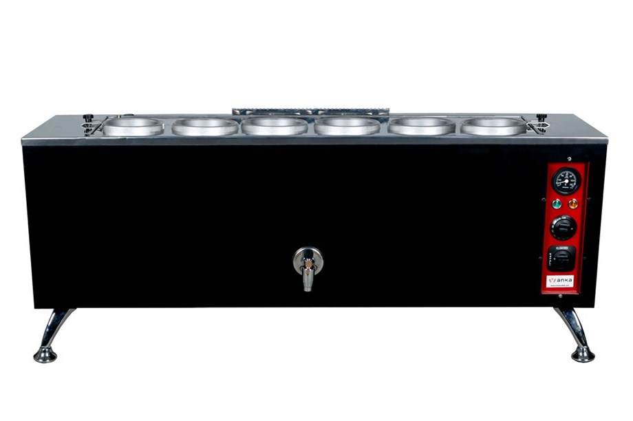 Anka 6 Demlikli Black Pro Kompakt Çay Kazanı Elektrikli BPE6