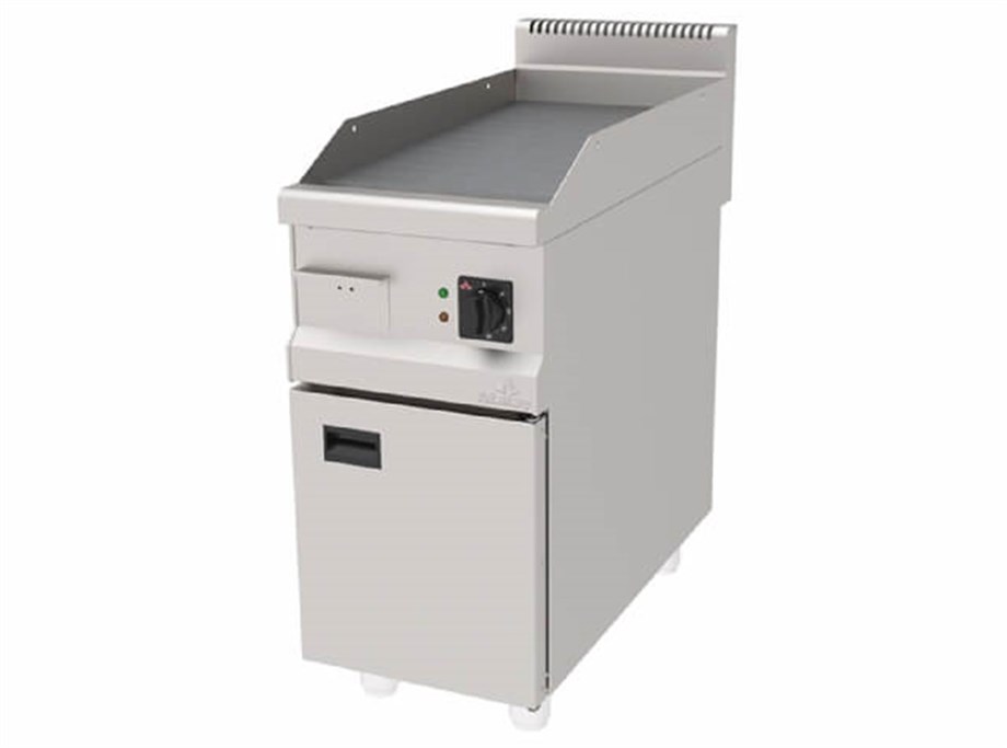 Atalay Elektrikli Pleyt Izgara Oluklu Yüzey Alt Dolaplı 40x90x85 Cm AEI-490-N