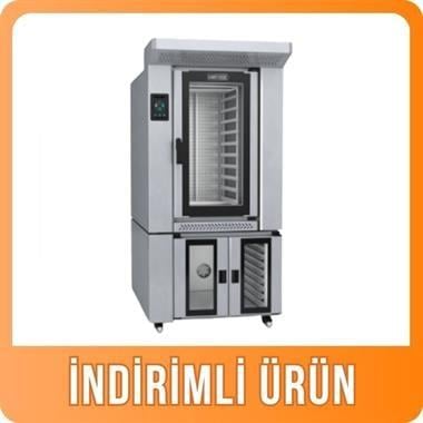 Bestoven 10 Tepsili Döner Fırın Gazlı 40x60 Davlumbaz+Mayalandırma BOR-10G-BOF-10E SET 