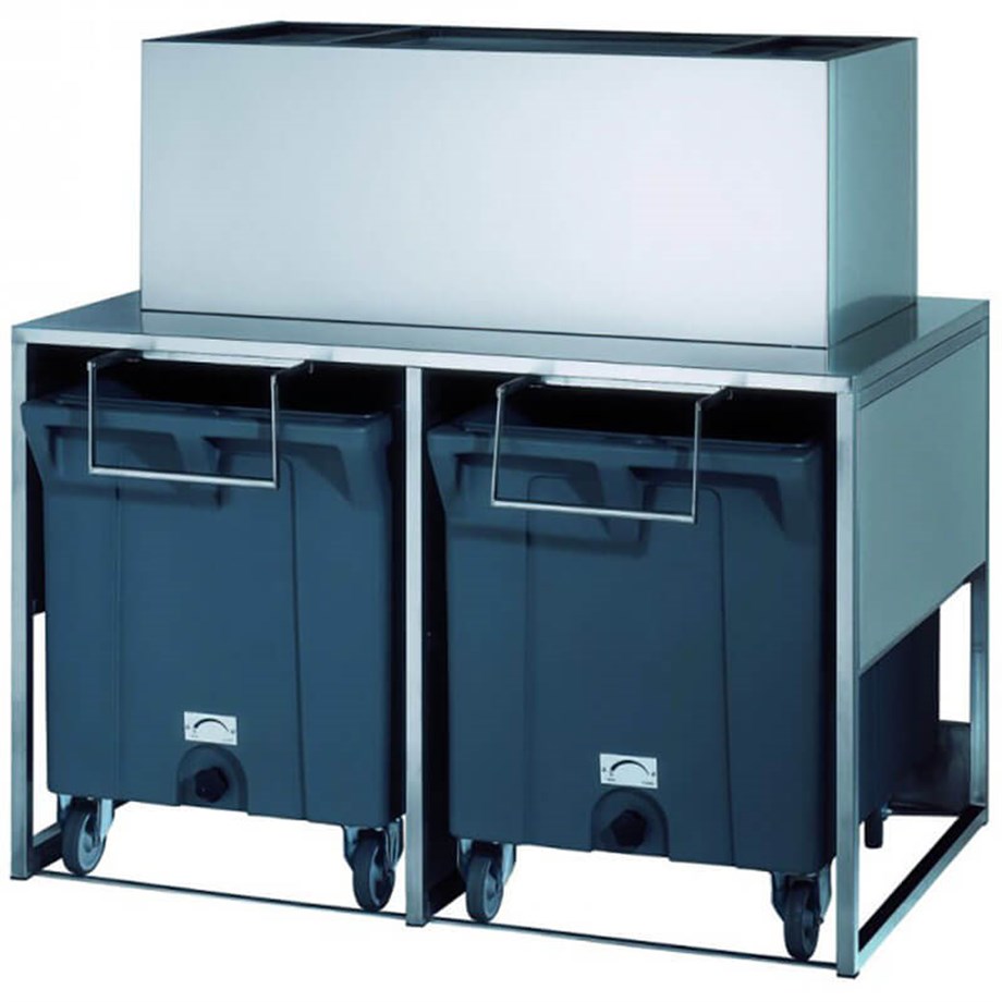 Brema Buz Makinesi Alt Haznesi 108x2 Kg DRB 100