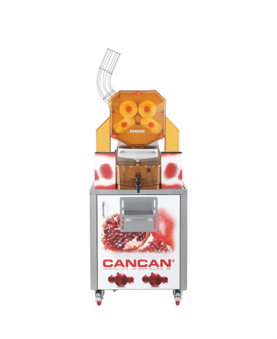 Cancan Arabalı Otomatik Nar-Greyfurt Sıkma Makinesi