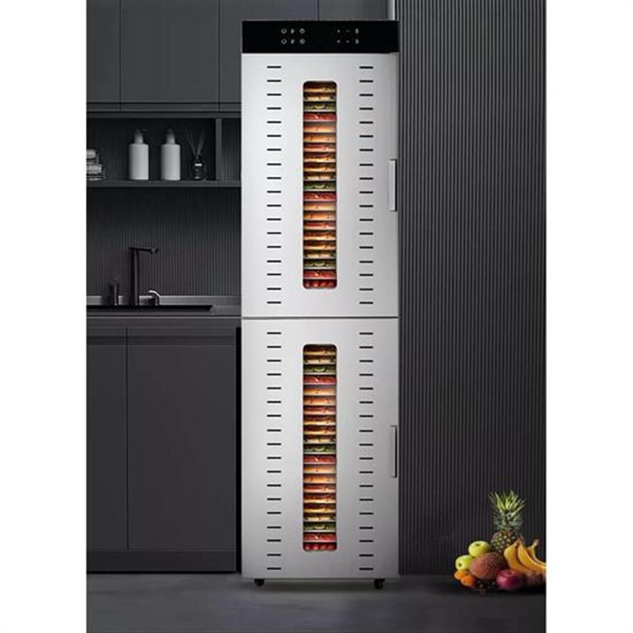 Dalle 40 Tepsili Paslanmaz Gıda Kurutma Makinesi Dijital SS-40H