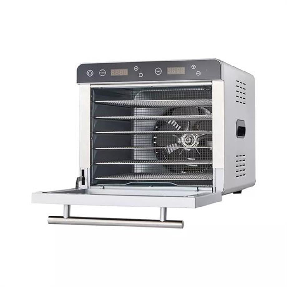 Dalle 6 Tepsili Paslanmaz Meyve Sebze Kurutucu SS-06C