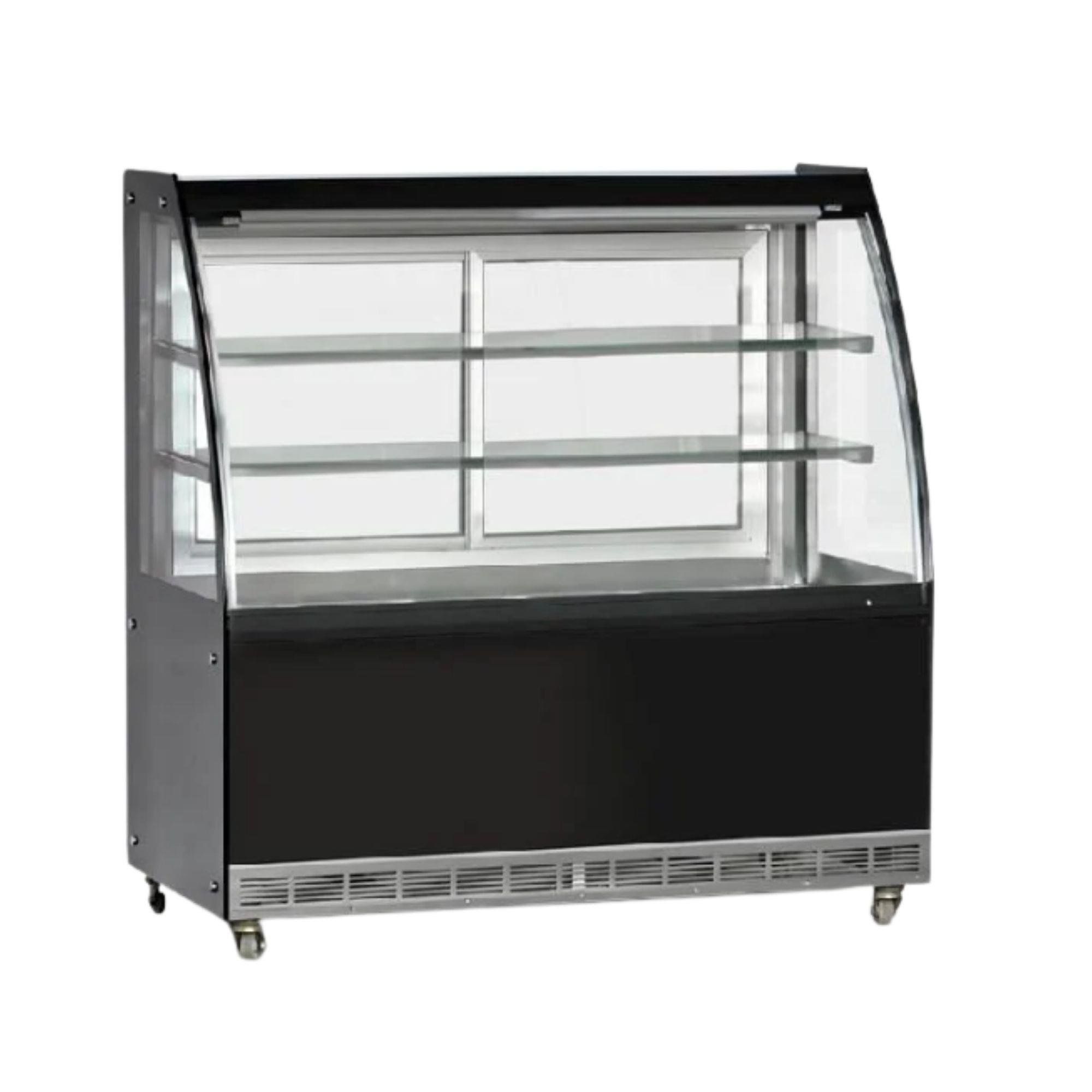 Dampak Isıtmalı Bombe Camlı Teşhir Dolabı 130x70x130cm 22P0F3B-SC