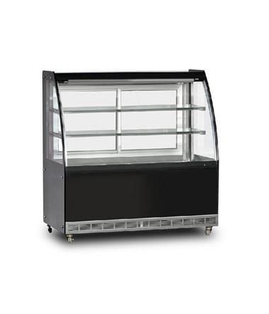 Dampak Isıtmalı Bombe Camlı Teşhir Dolabı 100x70x130cm 22P0F0B-SC