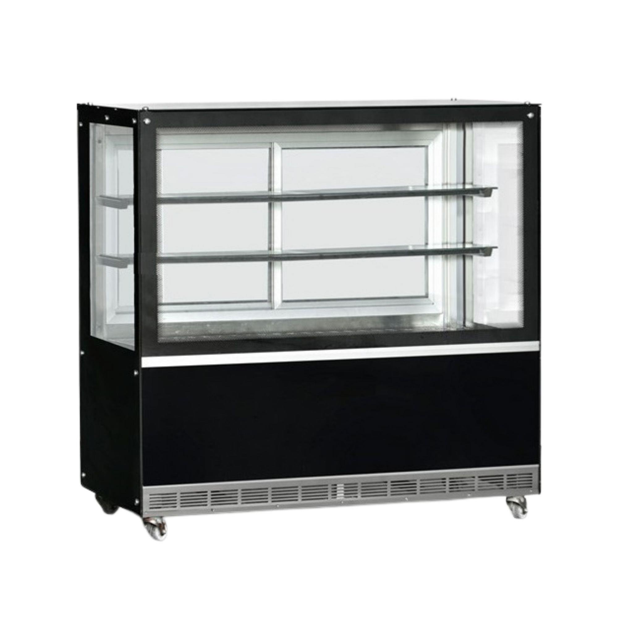 Dampak Isıtmalı Düz Camlı Teşhir Dolabı 100x70x130cm 22P0F0D-SC