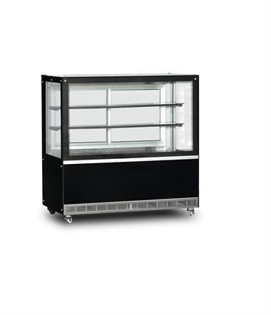 Dampak Isıtmalı Düz Camlı Teşhir Dolabı 160x70x130cm 22P0F6D-SC