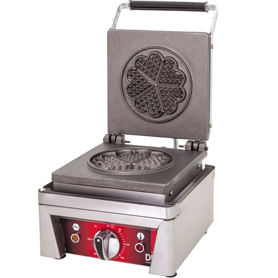 DRN Elektrikli Waffle Makinesi Tekli Yonca DRNPWY-1