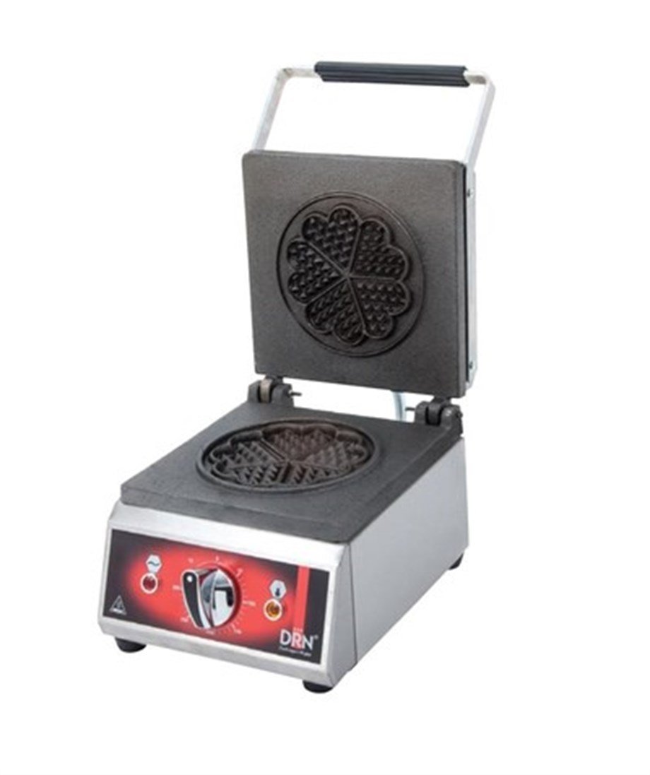 DRN Elektrikli Waffle Makinesi Tekli Yonca DRNWY-1 