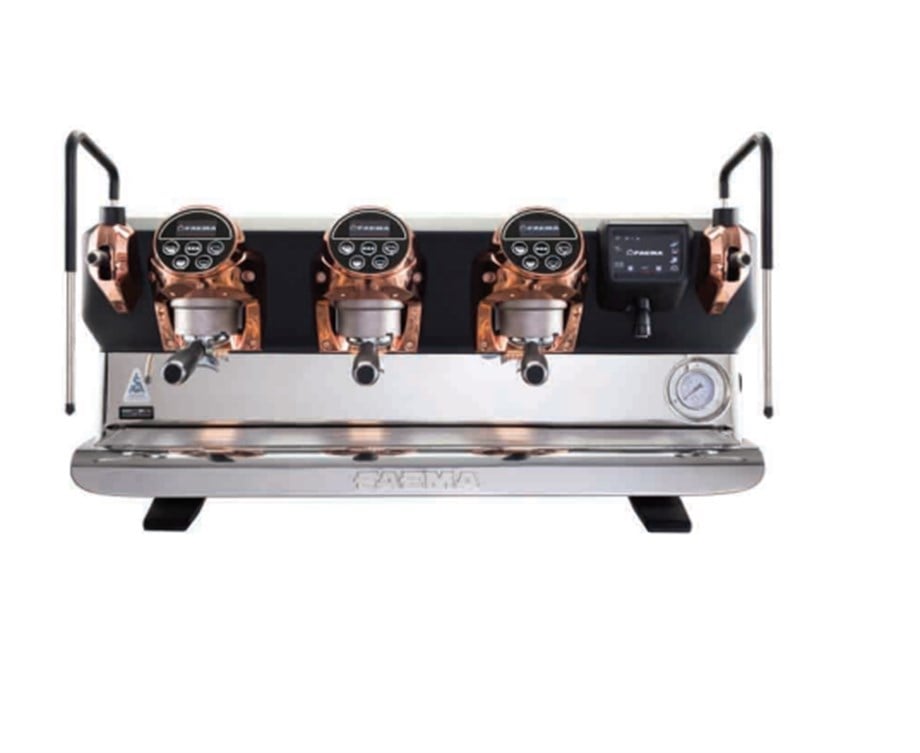 Faema E71 Tam Otomatik Espresso Kahve Makinesi, 3 Gruplu E71 E A/3 5 Button Bakır