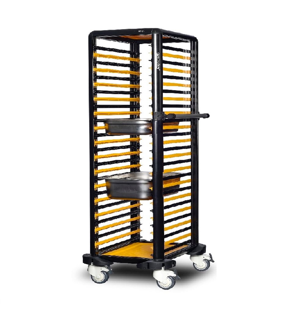 Gastrolley 30 Raflı Küvet Taşıma Arabası Etrafı Açık 53x71x174 Cm