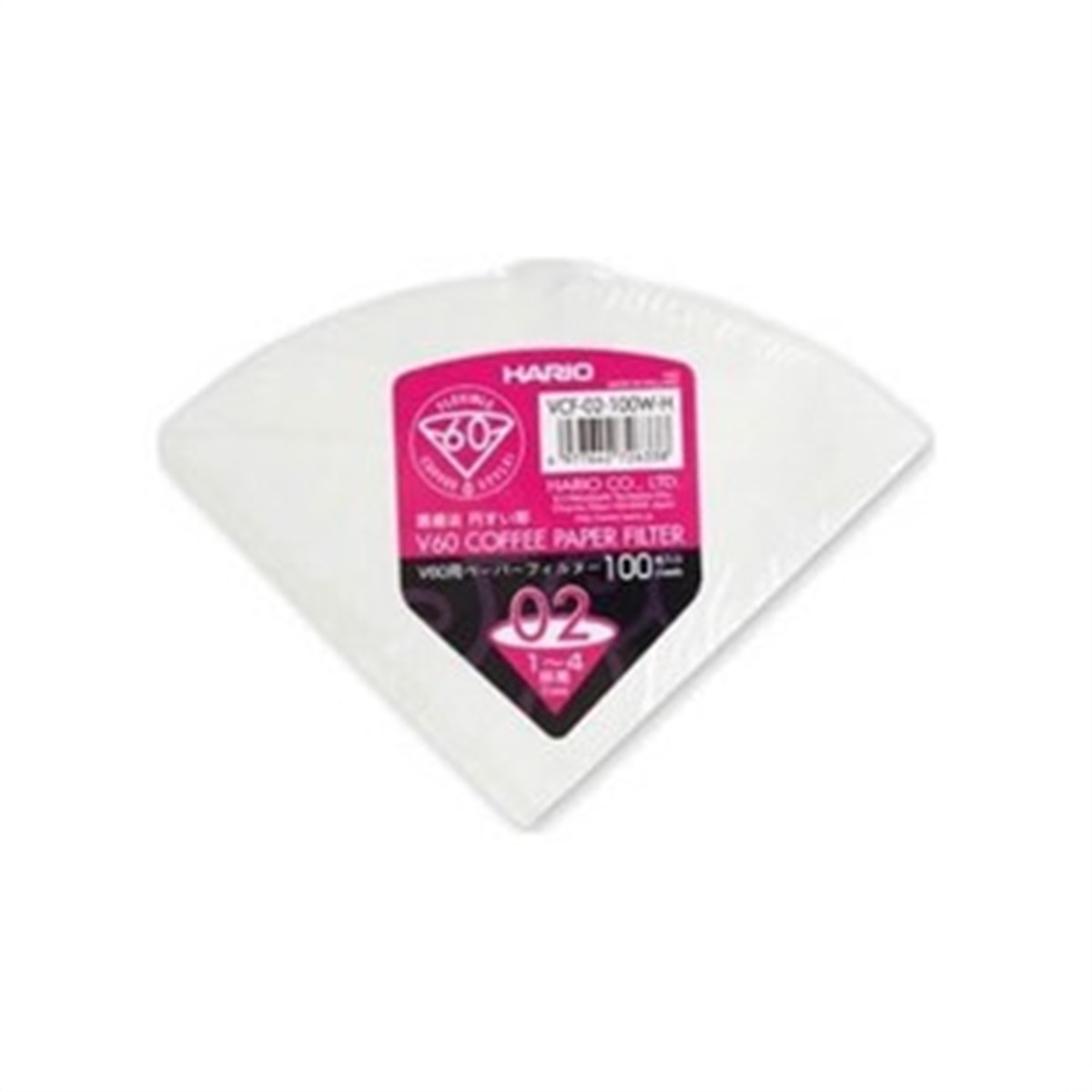 Hario V60 02 Filtre Kahve Demleme Kağıdı 100'lü 