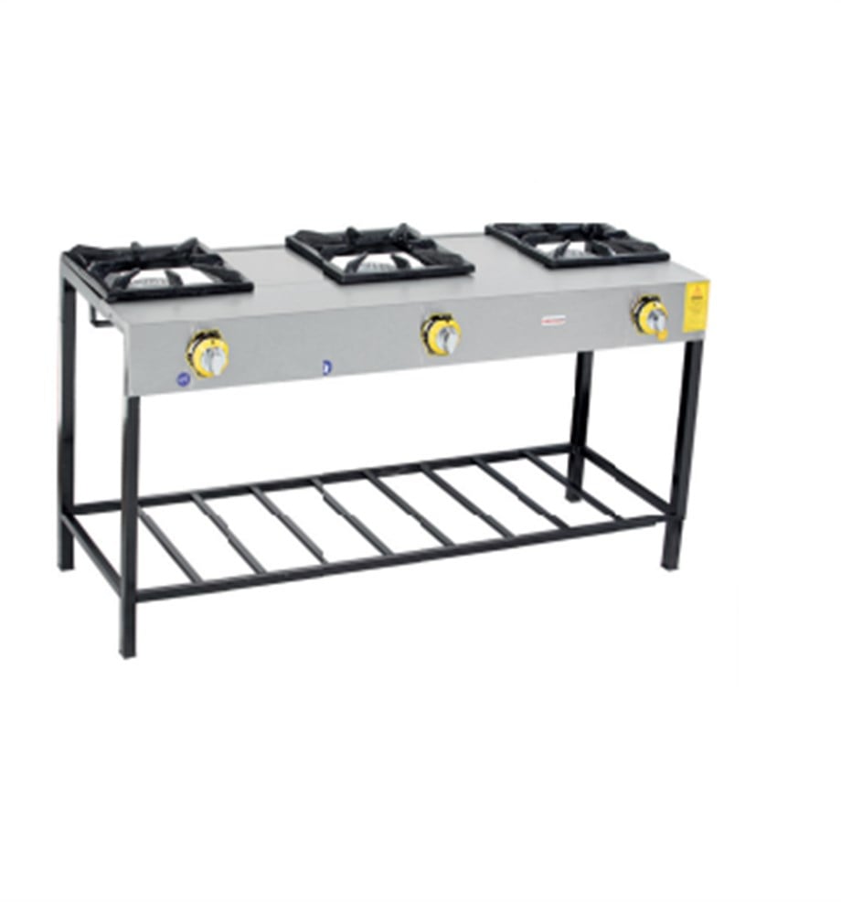 İnox Master 4'Lü Lokanta Ocağı Yüksek Ayak Gazlı / Lpg İMR-LKY-4