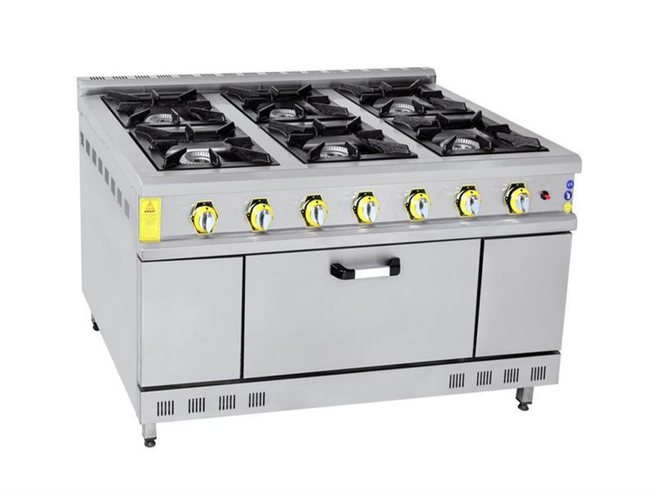 İnox Master 6'Lı Kuzine Gazlı 150X100X85 cm İMR-KOG-1510