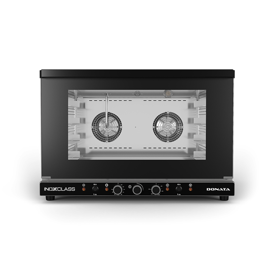 İnoxclass Konveksiyonlu Patiseri Fırın Elektrikli 4 X 40x60 cm Manuel, Çift Fanlı Donata D04EFD