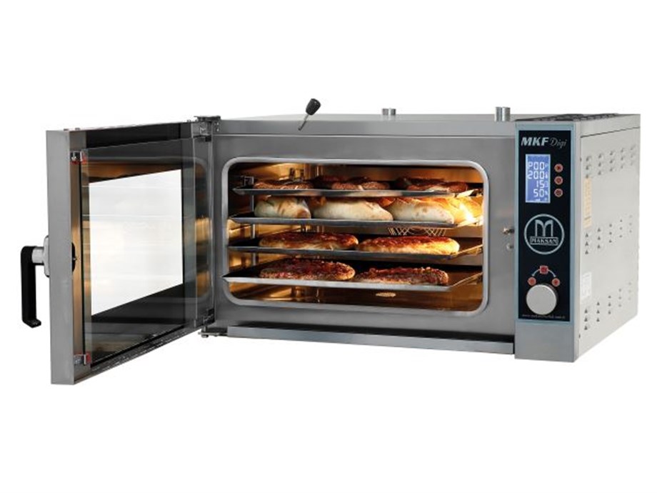 Maksan Konveksiyonlu Dijital Patisseri Fırını 4 Tepsi Kapasiteli Elektrikli MKF-4P DIGI