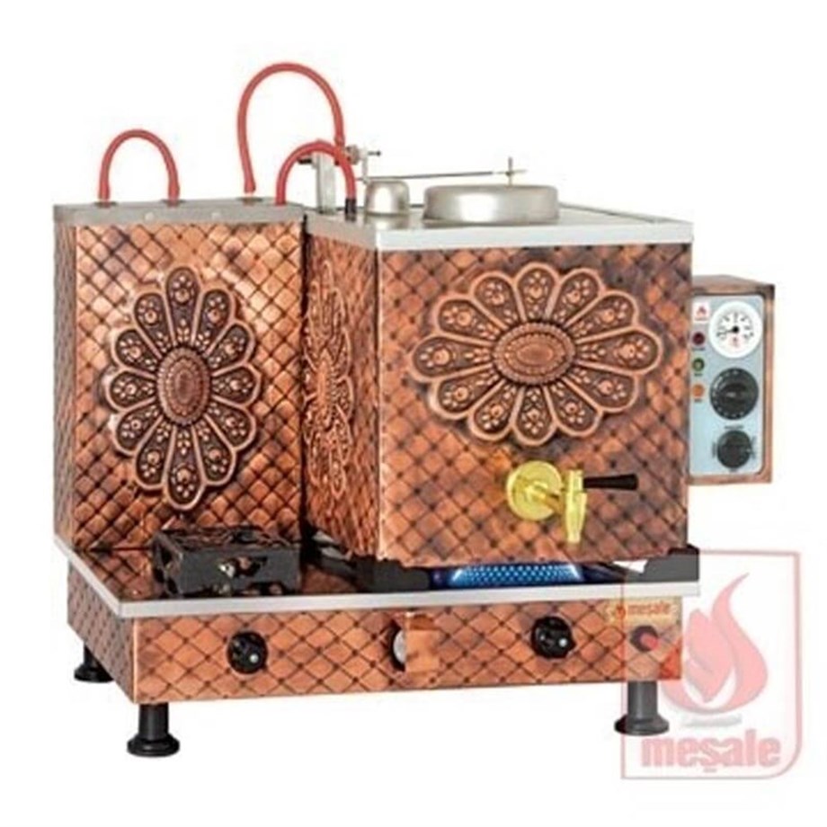 Meşale 1 Demlikli Antik Klasik Full Elektrikli Çay Kazanı ANKFE1 