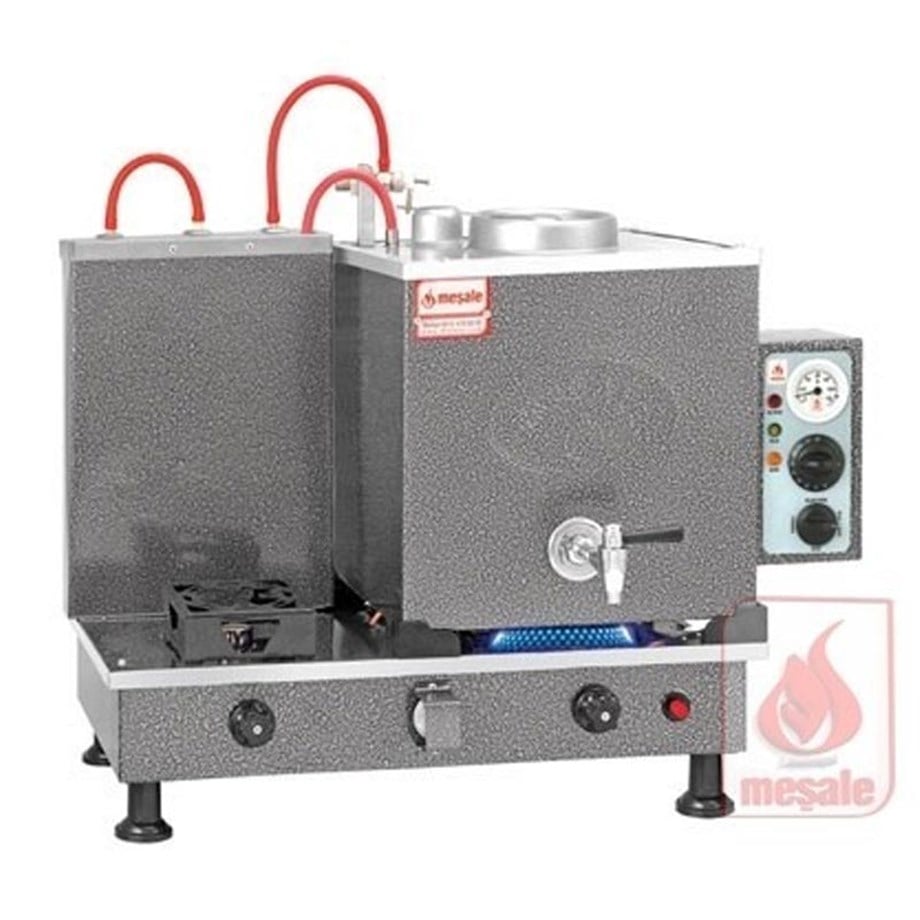 Meşale 1 Demlikli Chromat Klasik Full Otomatik Elektrik-Ng-Lpg Çay Kazanı CHKFO1