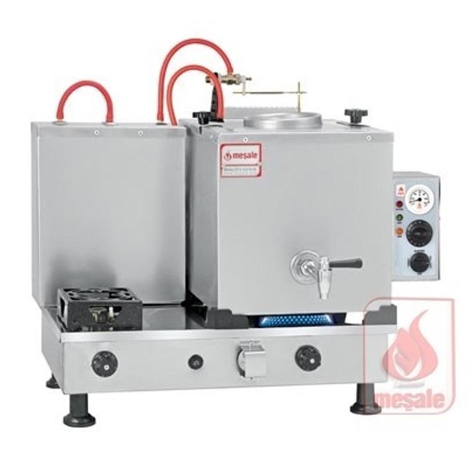 Meşale 1 Demlikli Inox Akıllı Full Otomatik Elektrik-Ng-Lpg Çay Kazanı INAFO1