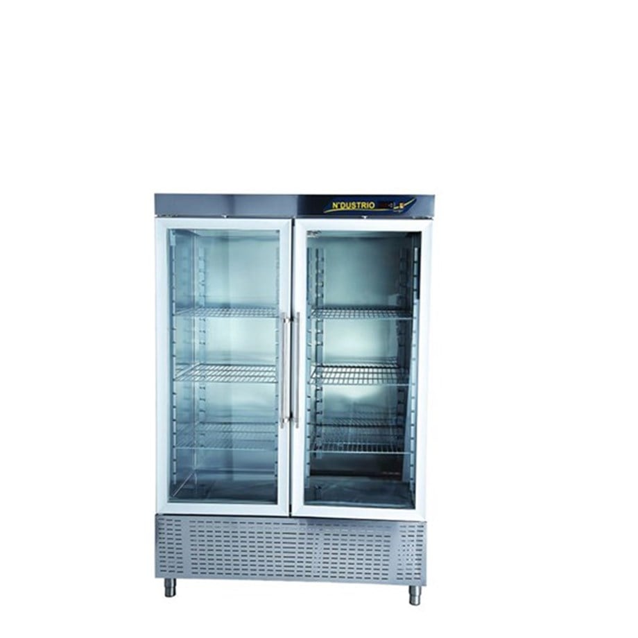 Ndustrio 2 Tam Cam Kapılı Dik Tip Buzdolabı Gastronorm CPG-202-GD