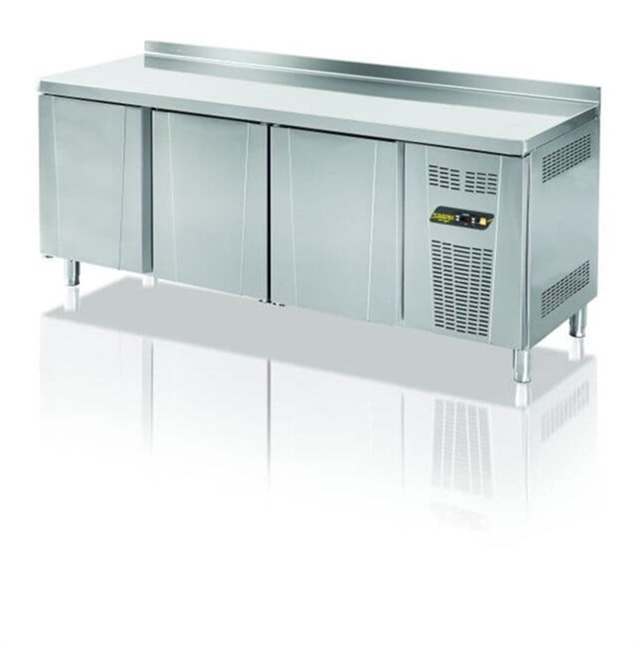 Ndustrio 3 Kapılı Tezgah Tip Buzdolabı Snack - Üst Tablasız TPS-63-WOT
