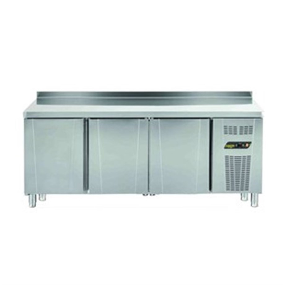Ndustrio 3 Kapılı Tezgah Tip Derin Dondurucu Gastronorm, Üst Tablasız TNG-73-WOT