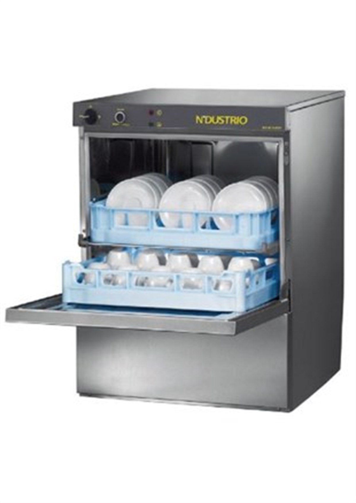 Ndustrio Tezgah Altı Bulaşık Makinesi 500 Tabak/Saat Drenaj Pompalı WZ-50-D