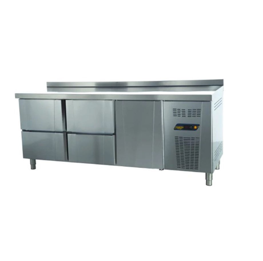 N'dustrio Tezgah Tip Buzdolabı Snack - 2 Çekmeceli + 2 Kapılı TPS-63-2D 