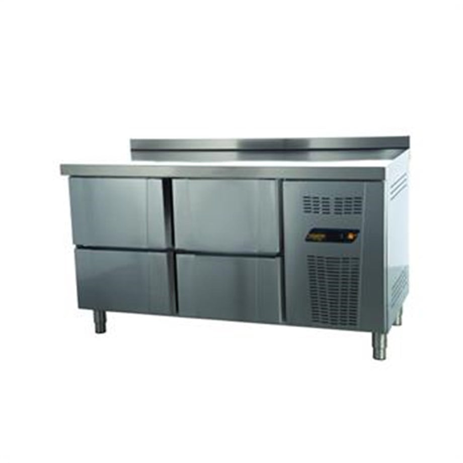 N'dustrio Tezgah Tip Buzdolabı Snack - 4 Çekmeceli TPS-62-4D 