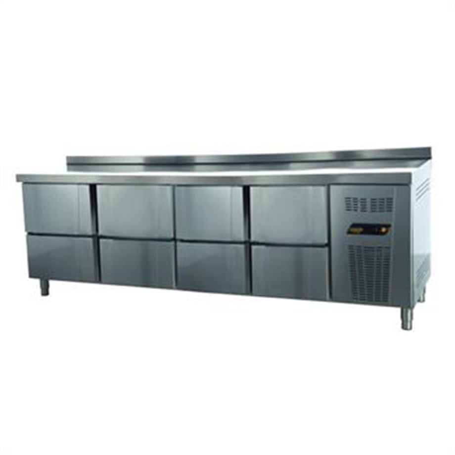 Ndustrio Tezgah Tip Buzdolabı Snack - 8 Çekmeceli TPS-64-8D