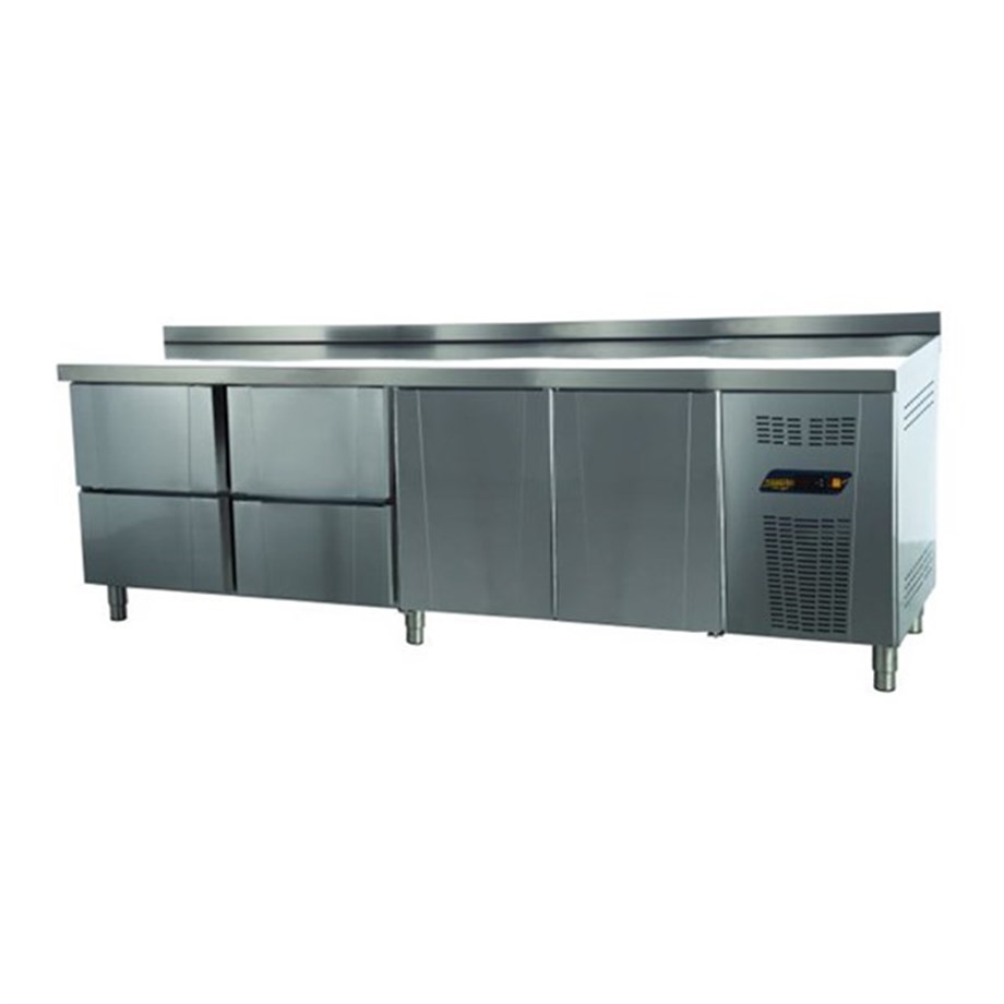 Ndustrio Tezgah Tip Derin Dondurucu Gastronorm 4 Çekmeceli - 2 Kapılı TNG-74-4D