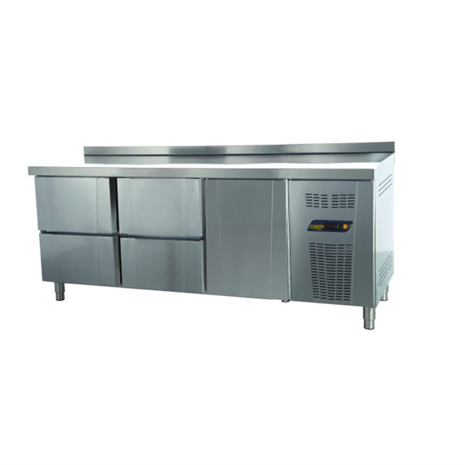 Ndustrio Tezgah Tipi Derin Dondurucu Gastronorm 4 Çekmeceli - 1 Kapılı TNG-73-4D