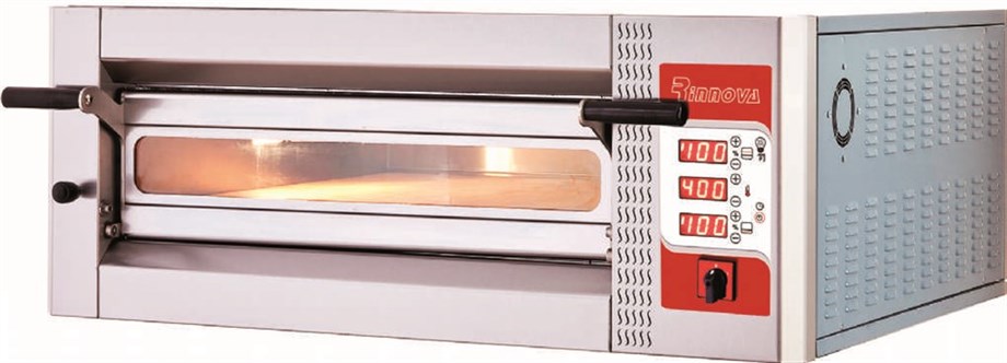 Rinnova Elektrikli Pizza Fırını 4x30 cm Pizza Kapasiteli Dijital 62x62 cm E4301 