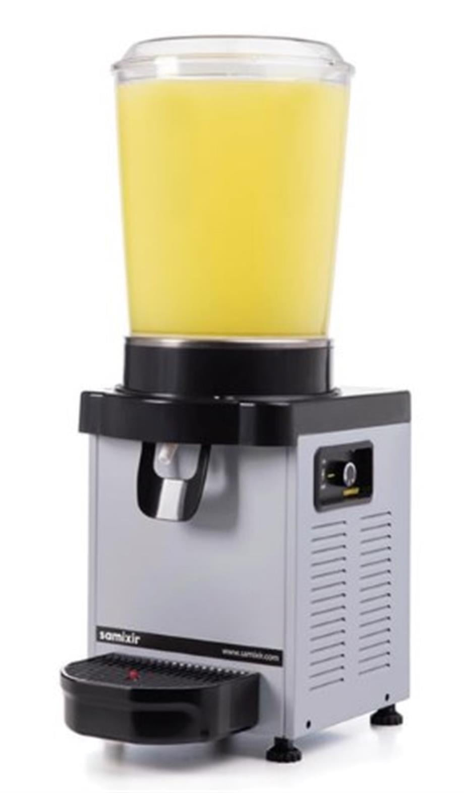 Samixir 10 Litre Panaromik Karıştırıcılı Soğuk İçecek Dispenseri, Analog